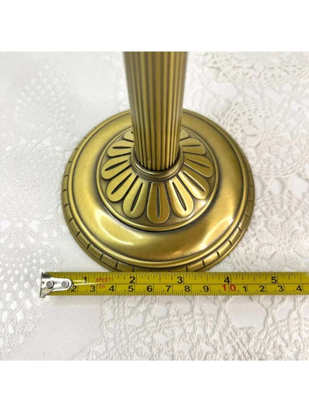 Vtg Party Lite Classic Creations 2 Satin Gold 10.5" Tall Taper Candle Holders - Picture 7 of 12